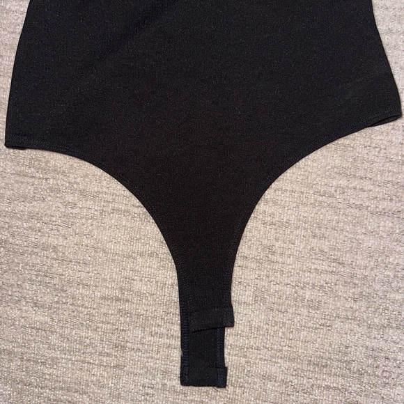 Ladies one shoulder puff sleeve bodysuit - Picture 6 of 6